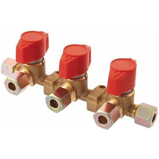 AG 3 Way Isolator Gas Valve AG - UK Camping And Leisure