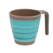 Bo-Camp Mug Halo M Melamine 4 Pieces Aqua Bo-Camp - UK Camping And Leisure