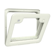 Thetford White Service Door 3 1 lock 1 Push Button 2680580 Thetford - UK Camping And Leisure