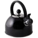 1.5l Black Boil It Stainless Steel Whistling Kettle Via Mondo - UK Camping And Leisure