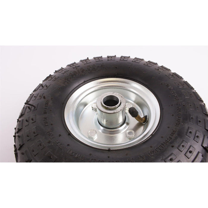 10" Pneumatic 4.10 /3.50-4 Jokey Wheel with 20mm Bore - UK Camping And Leisure