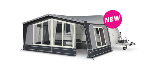 Dorema Diamond 240 Charcoal Full Caravan Awning Dorema - UK Camping And Leisure