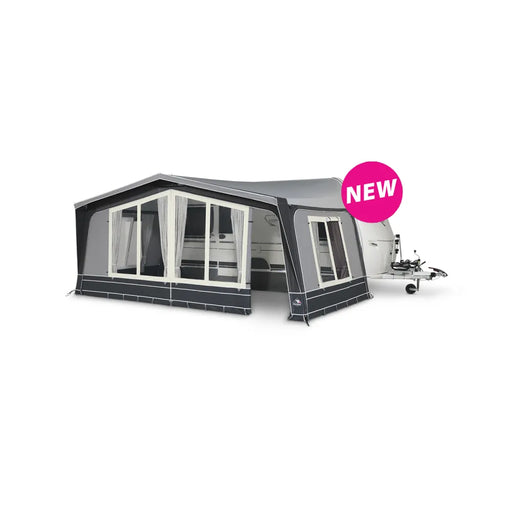 Dorema Diamond 240 Charcoal Full Caravan Awning Dorema - UK Camping And Leisure