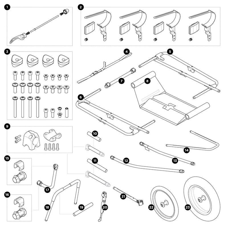 Thule Spares Hardware kit - 1500055628