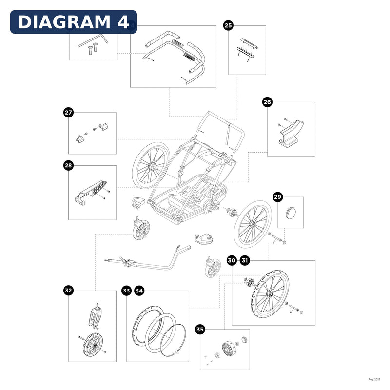 Thule Spares Handlebar - 1500055664