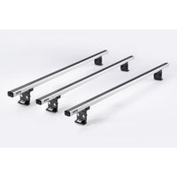 Summit Commercial 3 x Aluminium Fixed Point Roof Bars Rack 1.5m SULC-010