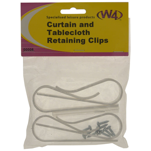 W4 Curtain Clips (4) 00008 W4 - UK Camping And Leisure