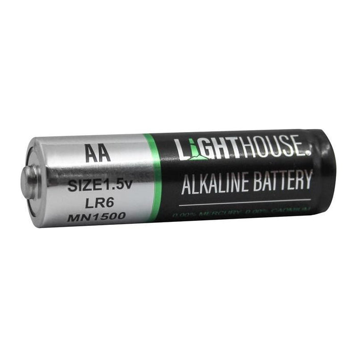 Lighthouse AA LR6 Alkaline Batteries 2400 mAh (Pack 24) Lighthouse - UK Camping And Leisure