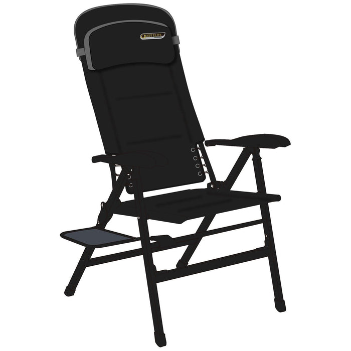 Vienna Pro Comfort chair with side table F1362 Quest - UK Camping And Leisure