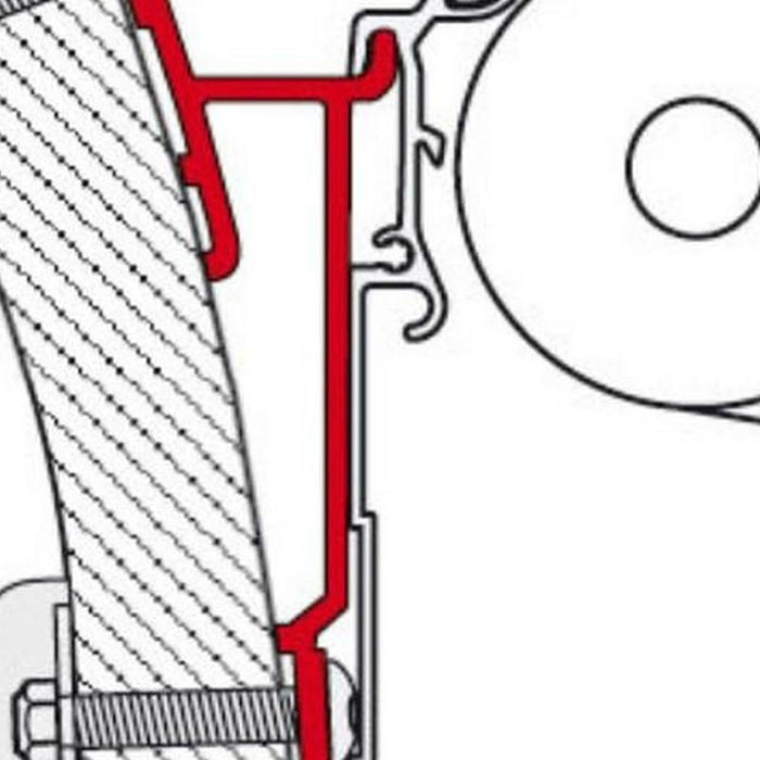 Fiamma Adapter Hymer Klasse 3.5m (98655-248) Fiamma - UK Camping And Leisure