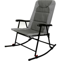 Leisurewize Foldable Rocking Chair Padded Outdoor Rocker with Armrests LW728