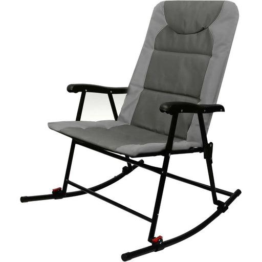 Leisurewize Foldable Rocking Chair Padded Outdoor Rocker with Armrests LW728 - Main Product Image | UK Camping and Leisure