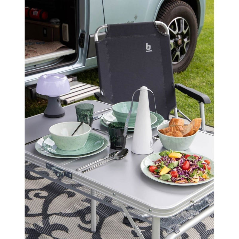 Bo-Camp Tableware Mix & Match Melamine 16 Pieces Green Bo-Camp - UK Camping And Leisure