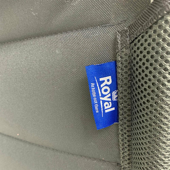 2x Royal Folding Ambassador Grey Reclining Aluminium Padded Camping Chair R735 Royal - UK Camping And Leisure