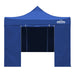 Dellonda 3x3m Pop-Up Gazebo & Side Walls Water Resistant Fabric - Blue Dellonda - UK Camping And Leisure