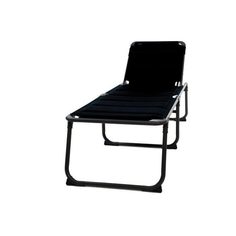 Travellife Barletta Lounger Black - Main Product Image | UK Camping and Leisure