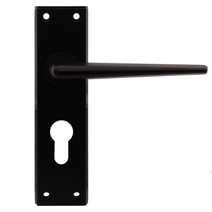 Ellbee Eurolock Door Handles (Black / Pair) Ellbee - UK Camping And Leisure