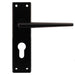 Ellbee Eurolock Door Handles (Black / Pair) Ellbee - UK Camping And Leisure