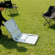 Leisurewize Folding Camping Table with Adjustable Legs Outdoor 120x60x70CM - View 3