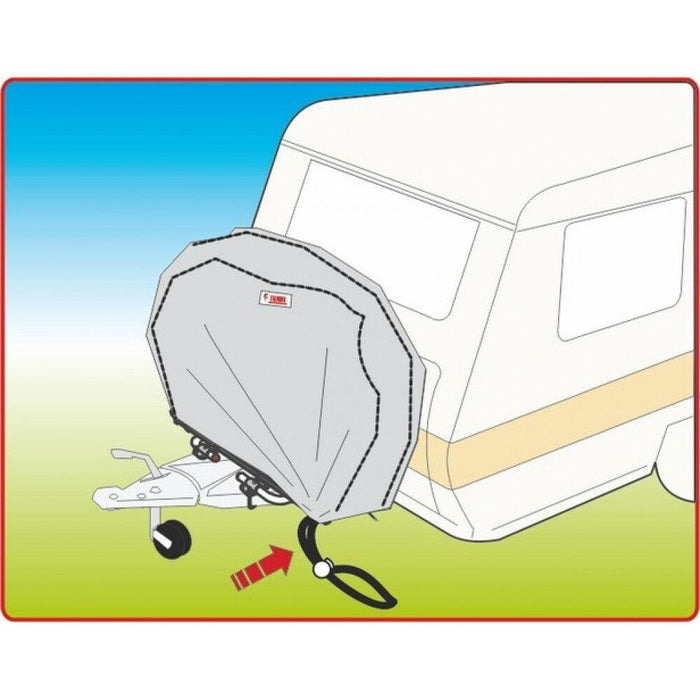 Fiamma Bike/Cycle Cover For Caravan 2 Bikes tow bar hitch front 08208C01-