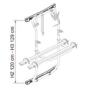 Fiamma Kit Bars Dj Transit >14  For Cb Dj Deep Black 08754-04A Fiamma - UK Camping And Leisure