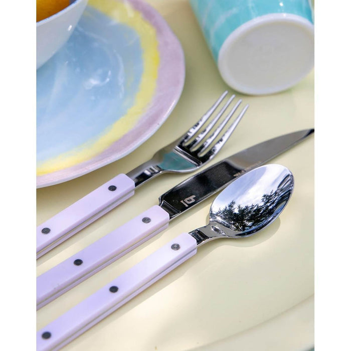 Bo-Camp Pastel Collection Cutlery Set Honfleur 16 Pieces Bo-Camp - UK Camping And Leisure