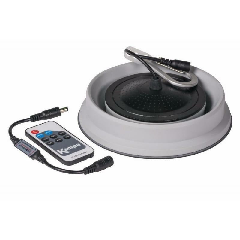 Kampa Groove Collapsible Awning Light Grey LED Camping Light Tent