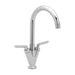 AG Swan Twin Lever Kitchen/Galley Monoblock Mixer Tap Chrome for Caravan/Motorho AG - UK Camping And Leisure