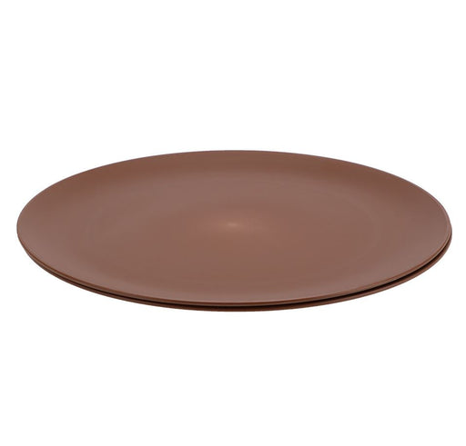 Travellife Nova Dinner Plate 25.5Cm Cacao (2) 1191530 Travellife - UK Camping And Leisure