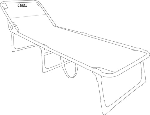 Quest Winchester Folding Sun Lounger Quest - UK Camping And Leisure