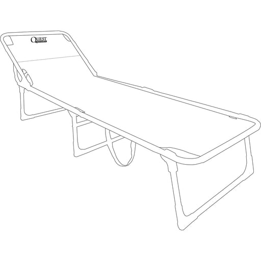Quest Winchester Folding Sun Lounger Quest - UK Camping And Leisure