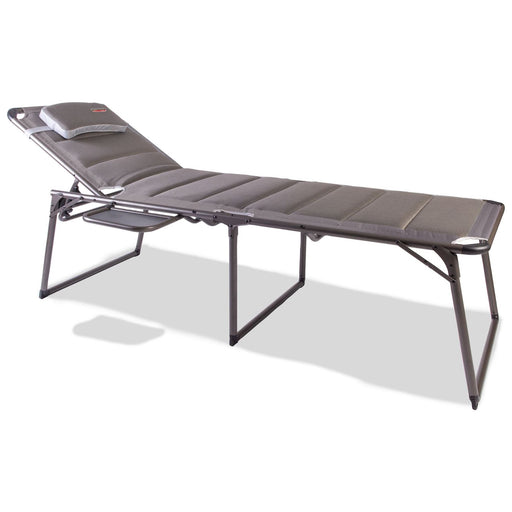 Naples Pro Lounge bed with side table F1324 Quest - UK Camping And Leisure