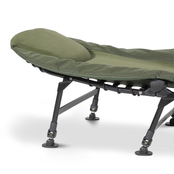 Dellonda Adjustable Bedchair with Fleece Mattress & Pillow DL78 Dellonda - UK Camping And Leisure