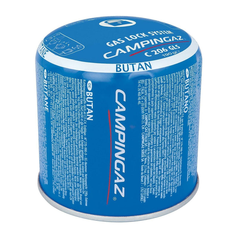 Campingaz C206 Butane Gas Cartridge Lock System 190g Camping Outdoors Campingaz - UK Camping And Leisure