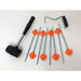 Blue Diamond Hard Ground 20 x Pegs Kit Orange Includes Storage Bag Mallet Puller Blue Diamond - UK Camping And Leisure