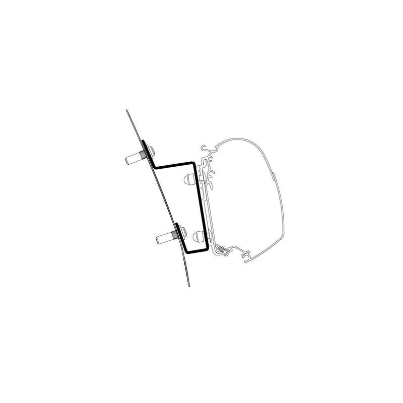 Thule Omnistor 5200 Awning Adapter Wall – Ford Transit H3 (2014 on LHD) Thule - UK Camping And Leisure