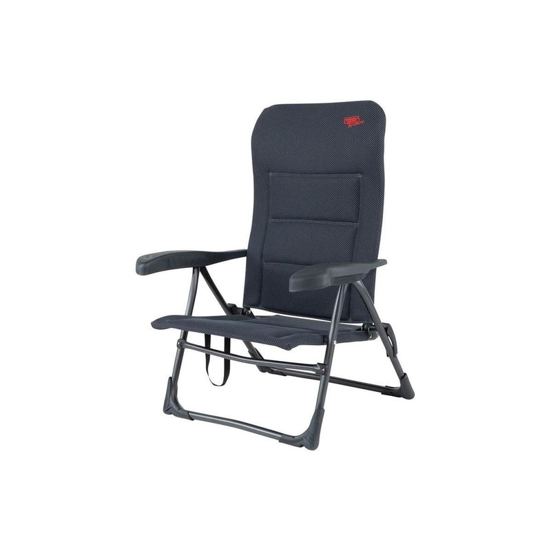 Crespo Beach Chair AP/205 Air Deluxe Grey Crespo - UK Camping And Leisure