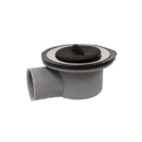Thetford Sink Drain With Rubber Plug - 90° Grey