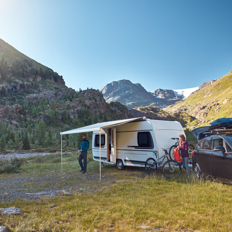 Thule Omnistor 6300 4.00x2.50m Roof Awning Anthracite with Fabric Finish Mystic Grey - Image 7 of 8 | Awning & Accessories > Awnings | UK Camping and Leisure