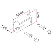 Fiamma Fix Organizer Kit for Hanging on Walls Motorhome Caravan Van Fiamma - UK Camping And Leisure