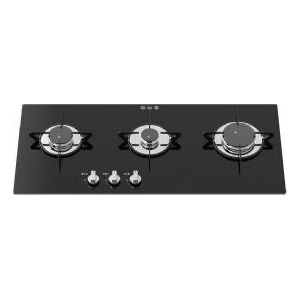 Topline 931 3 Burners 12V Ign Black Glass SHB93199-SP Topline - UK Camping And Leisure