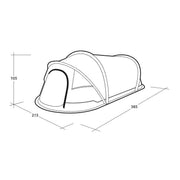 Outwell Nexion 3 Ocean Pop-up Tent 3 Berth Fast Pitch Dark Inner - View 11
