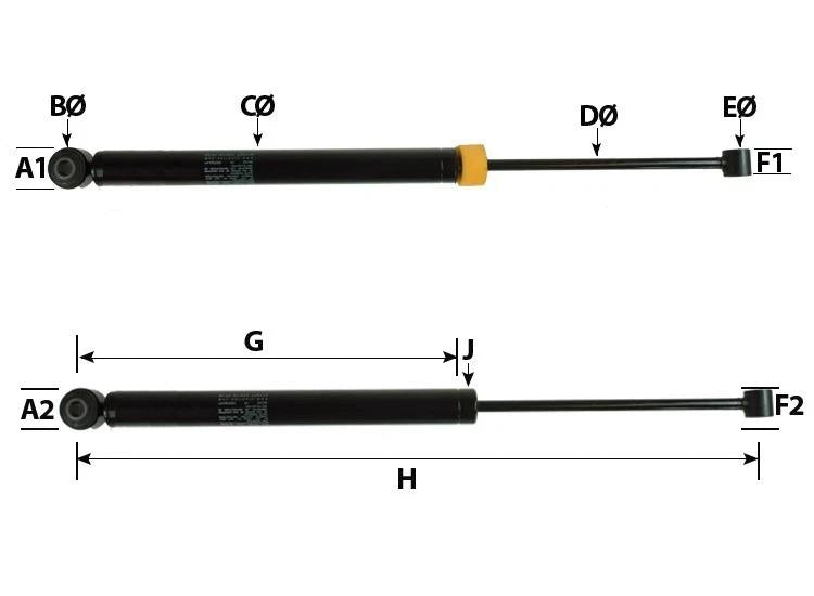 Hitch coupling damper to suit Alko 161 1998 onwards caravan trailer (MP2053B)