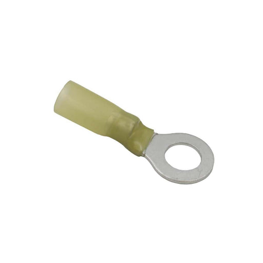 AMC Yellow Heat Shrink Ring Terminal (8.4mm ID / 10 Pack) AMC - UK Camping And Leisure