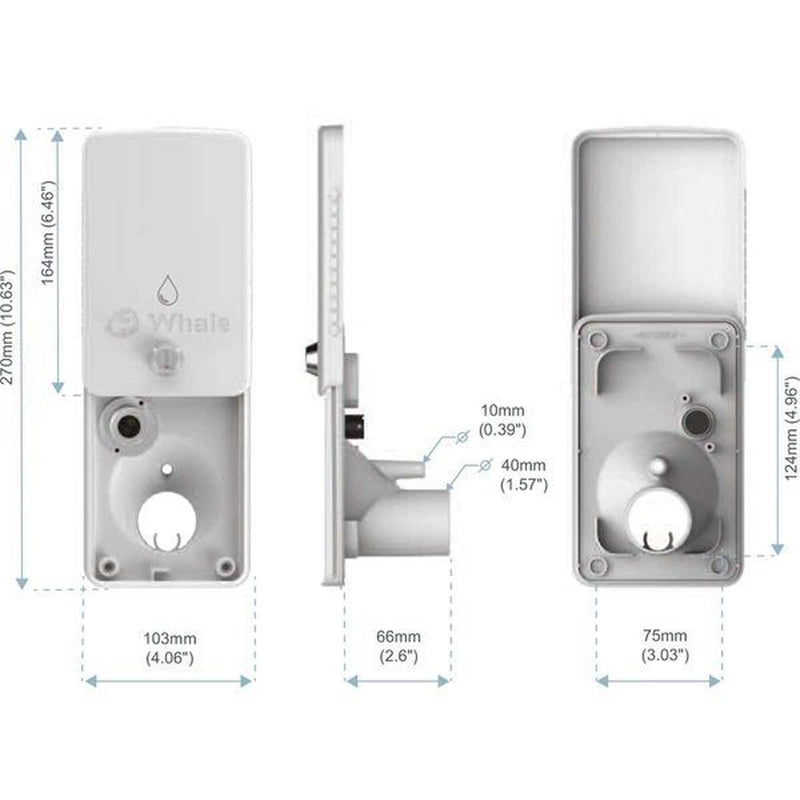 Whale Socket Onboard Motorhome Tank Fill 12V (SO2500C)