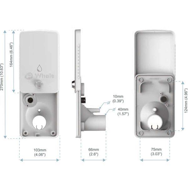 Whale Socket Onboard Motorhome Tank Fill 12V (SO2500C)