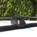 Roof Bars Rack Black fits Mitsubishi Outlander 2012-Onwards (GF) for Flush Rails 75KG Summit - UK Camping And Leisure