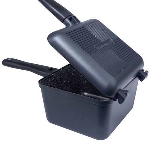 RidgeMonkey Connect Deep Pan & Griddle Granite Edition RidgeMonkey - UK Camping And Leisure