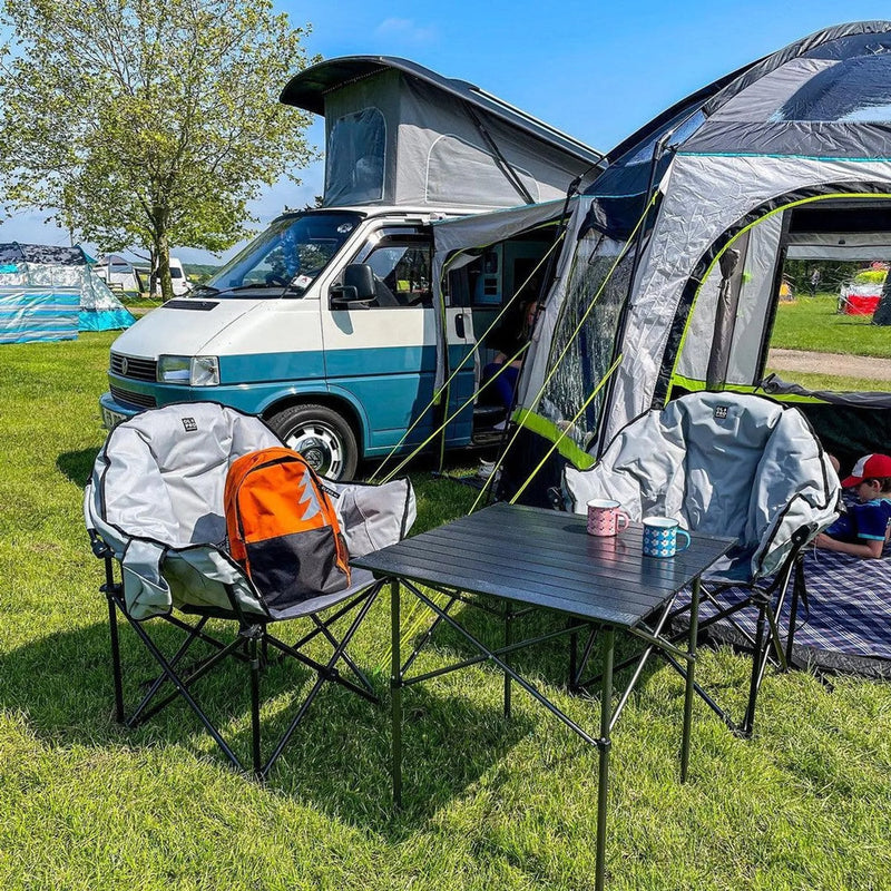 Olpro Folding Camp Table - Portable 70cm Aluminium Design