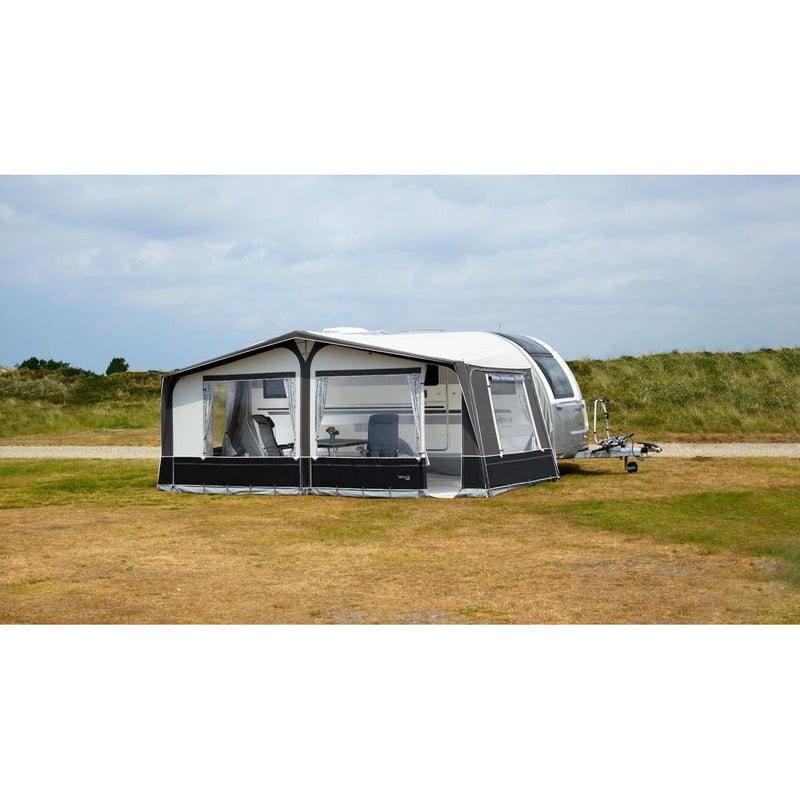 Isabella Ventura Pacific D250 Antracite Full Awning | poled, lightweight, porch